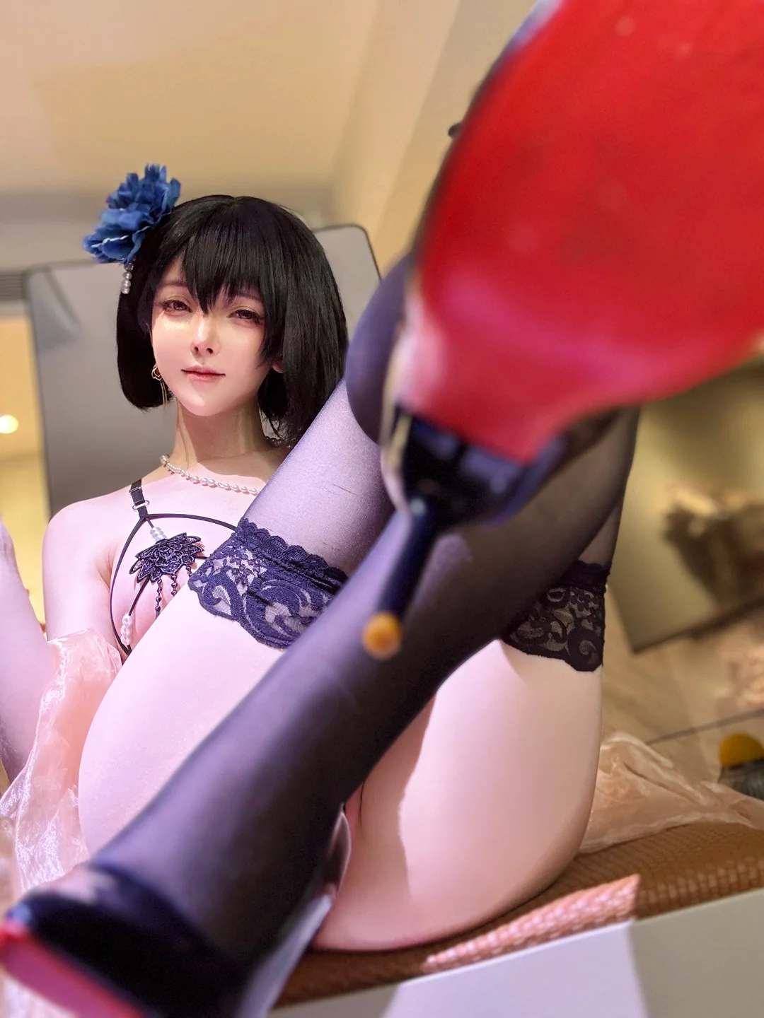 一小央泽 - 碧蓝航线 建武 旗袍 [87P,7V-1.85GB] tg@simisebaisi 【丝足阁】086.webp